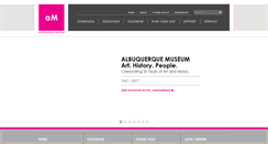 Desktop Screenshot of albuquerquemuseum.org